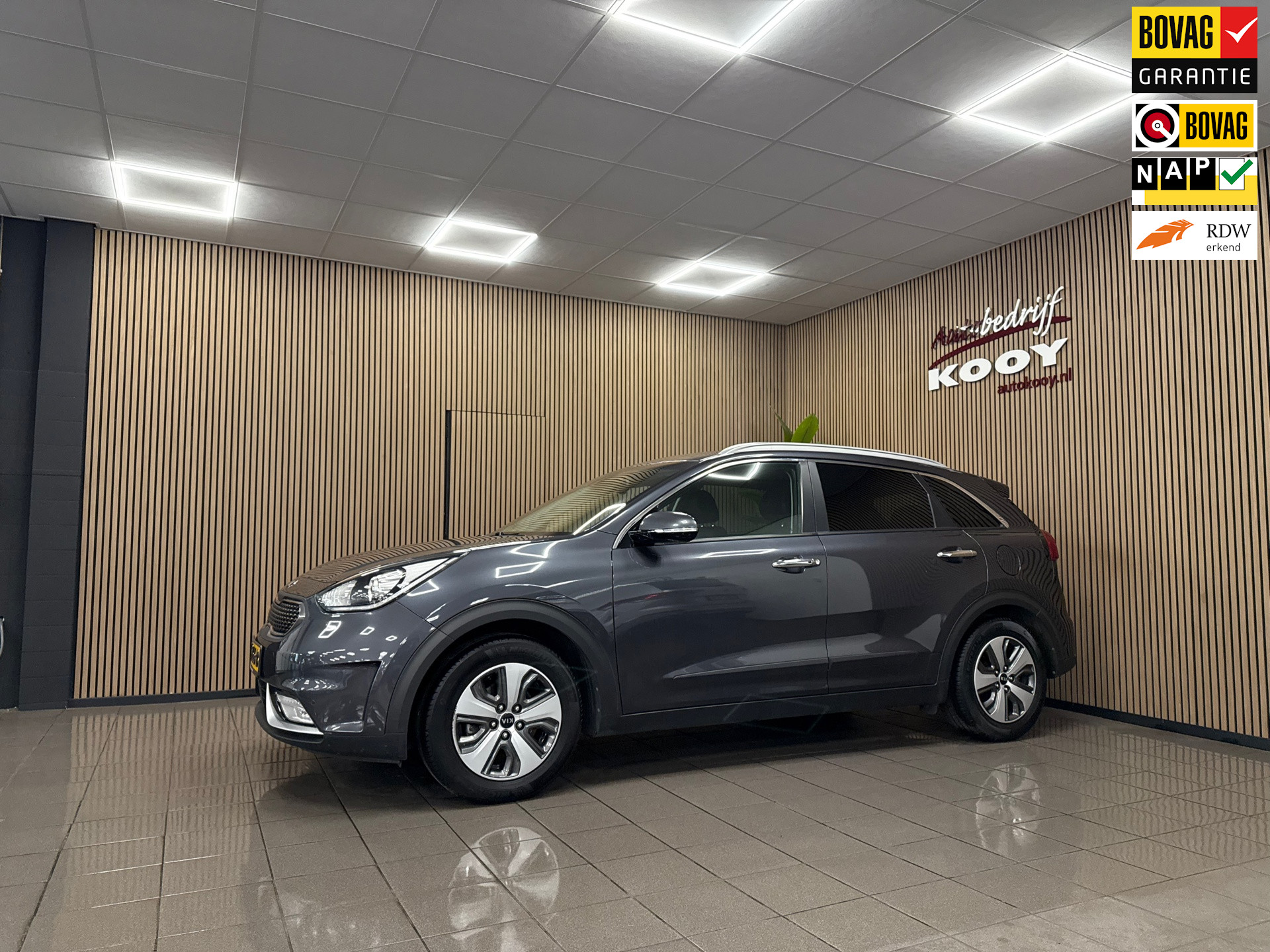 Kia Niro 1.6 GDi Hybrid DynamicPlusLine * 1e Eig / Carplay / Trekhaak / Leder / NL Auto *